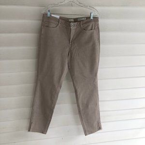 NWT J Jill Khaki Slim Ankle Jeans size 12